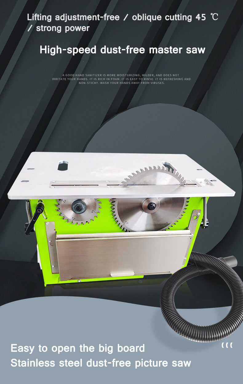 ya 26 Electric Dust-ee Composite Wood Table Saw Multifunctio l Woodworking Sliding