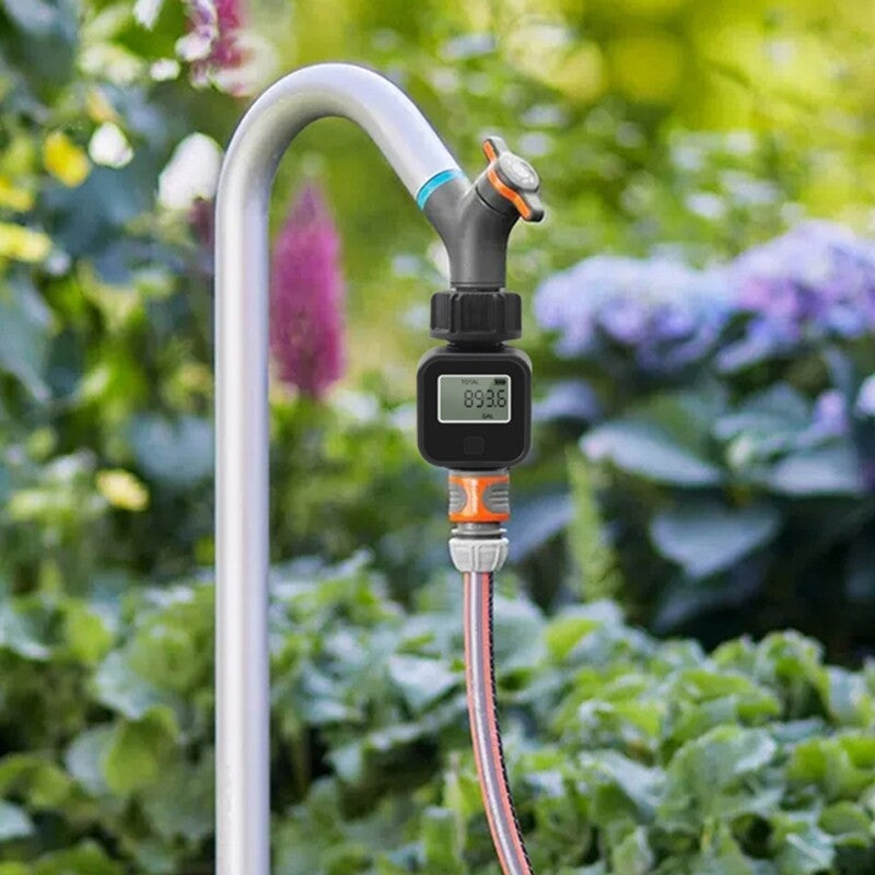 ya 14 Digital Water Meter 3/4 Thread Tap Connector Water Consumption Measurement
