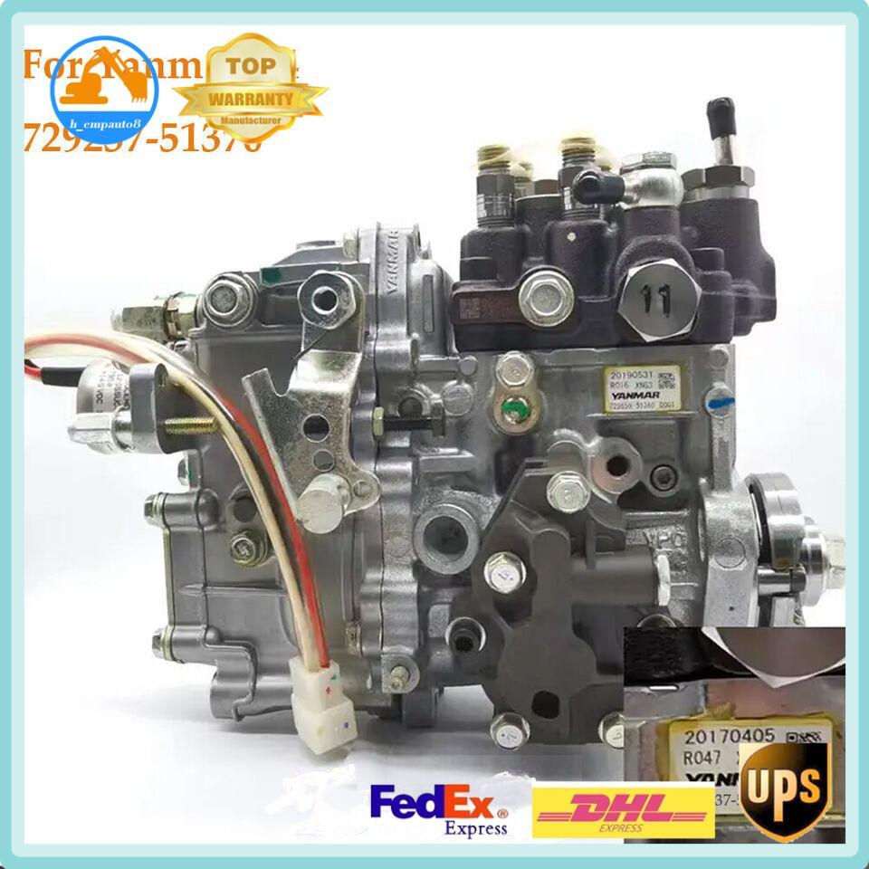 ya 27 7.2 1PC Fuel Injection Pump 729237-51370 for YANMAR 4TNV88 4TNV88-ZPHB Diesel Engine