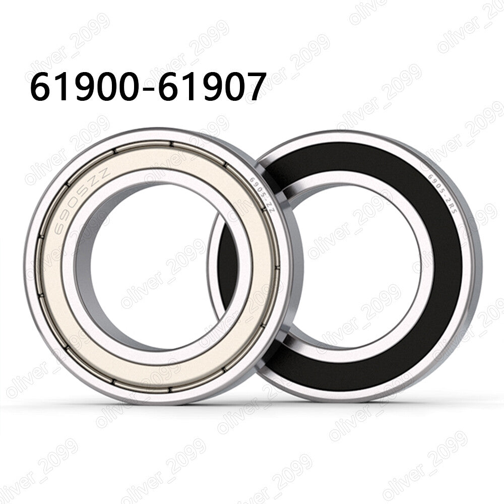 61900 61901 61902 61903 61904-61907 ZZ RS Thin Section Deep Groove Ball Bearings