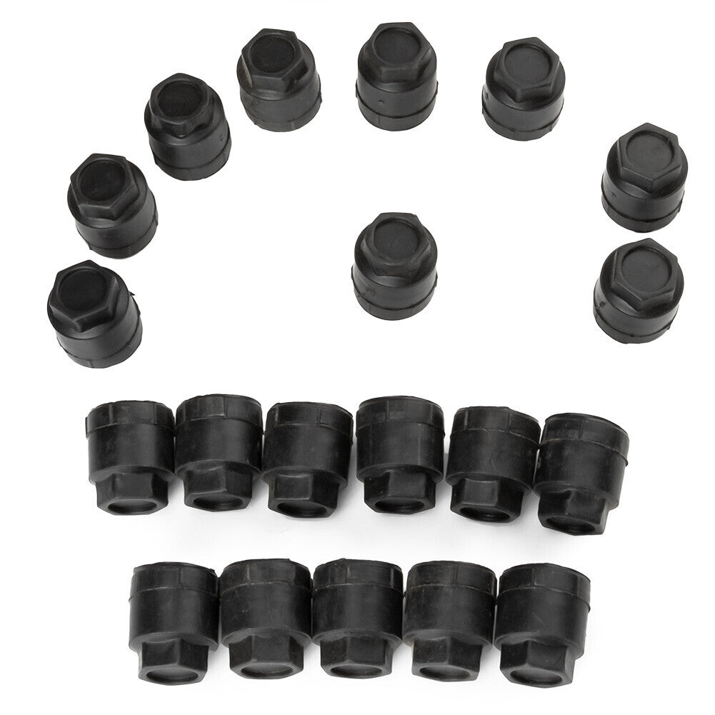 ya 2 7.14 New Set of 20 Black Lug Nut Covers Cap 10028614 for Buick for Chevrolet Camaro for GMC
