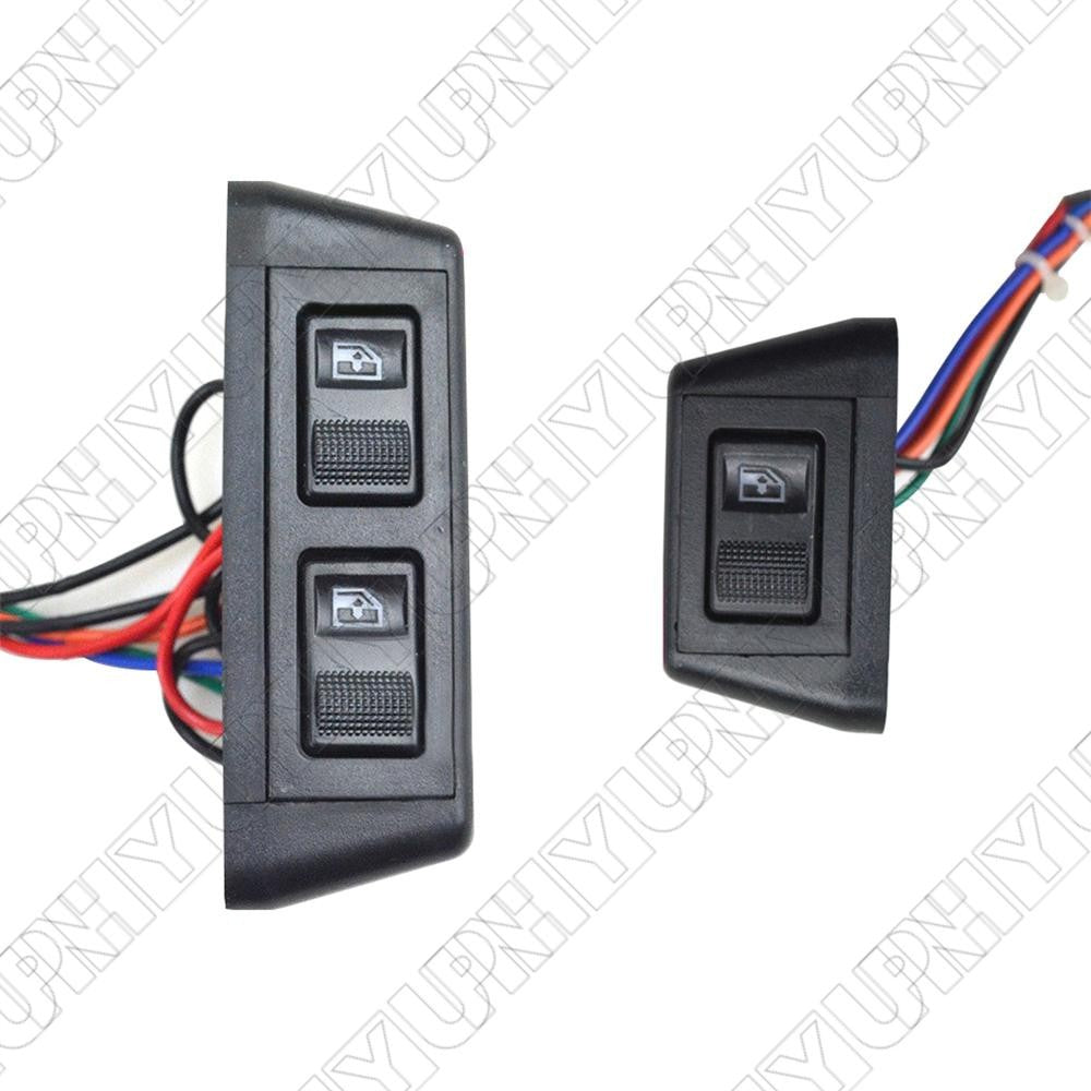 ya 13 Universal 3 Remote Switch Kit Door Lock Power Window 12V Fits Front Two Doors