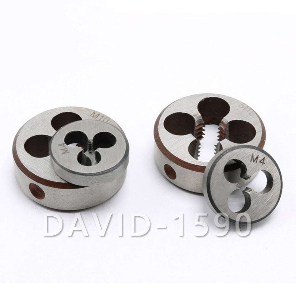 Select Size M1 to M2.6 Metric Die Right Hand Die Small Mini Round Threading Dies