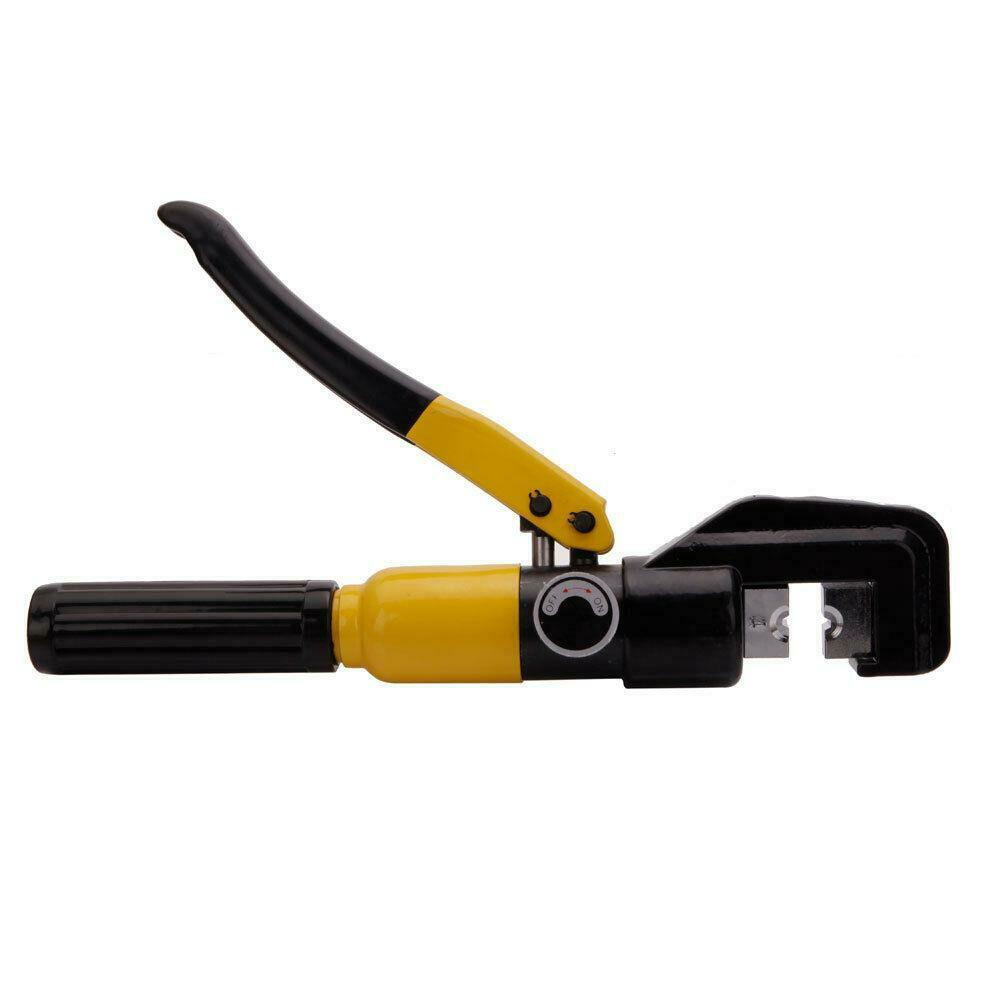 10 Ton 9 Dies Hydraulic Wire Battery Cable Lug Terminal Crimper Crimping Tool