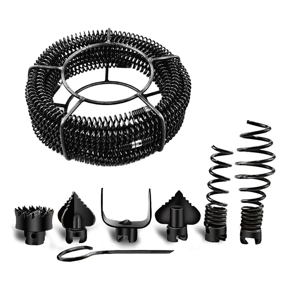 ya 25 12M Household Drain Pipe Dredger Sewer Dredging Machine Extension Spring Set