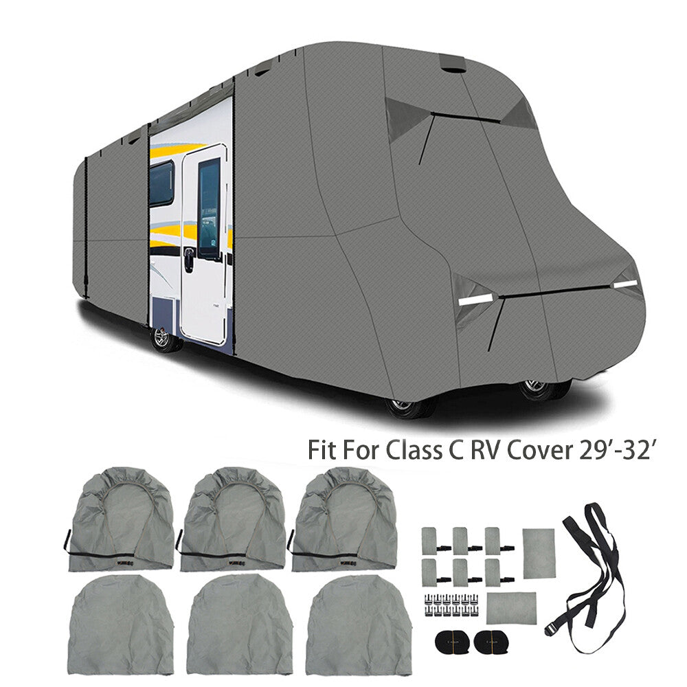 ya 10 5.28.2 29ft-32ft Non-Woven RV Cover Storage for Class C RV Campers