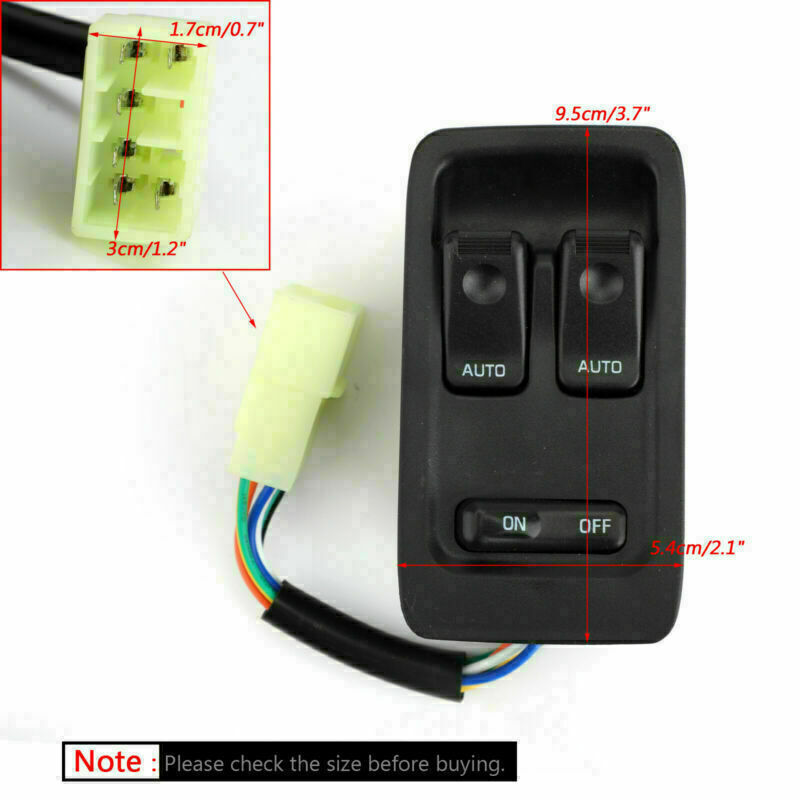 ya 1 8.5.2 NEW Master Power Auto Window Switch Fits for Mazda RX-7 RX7 1993-02 FD14-66-350C