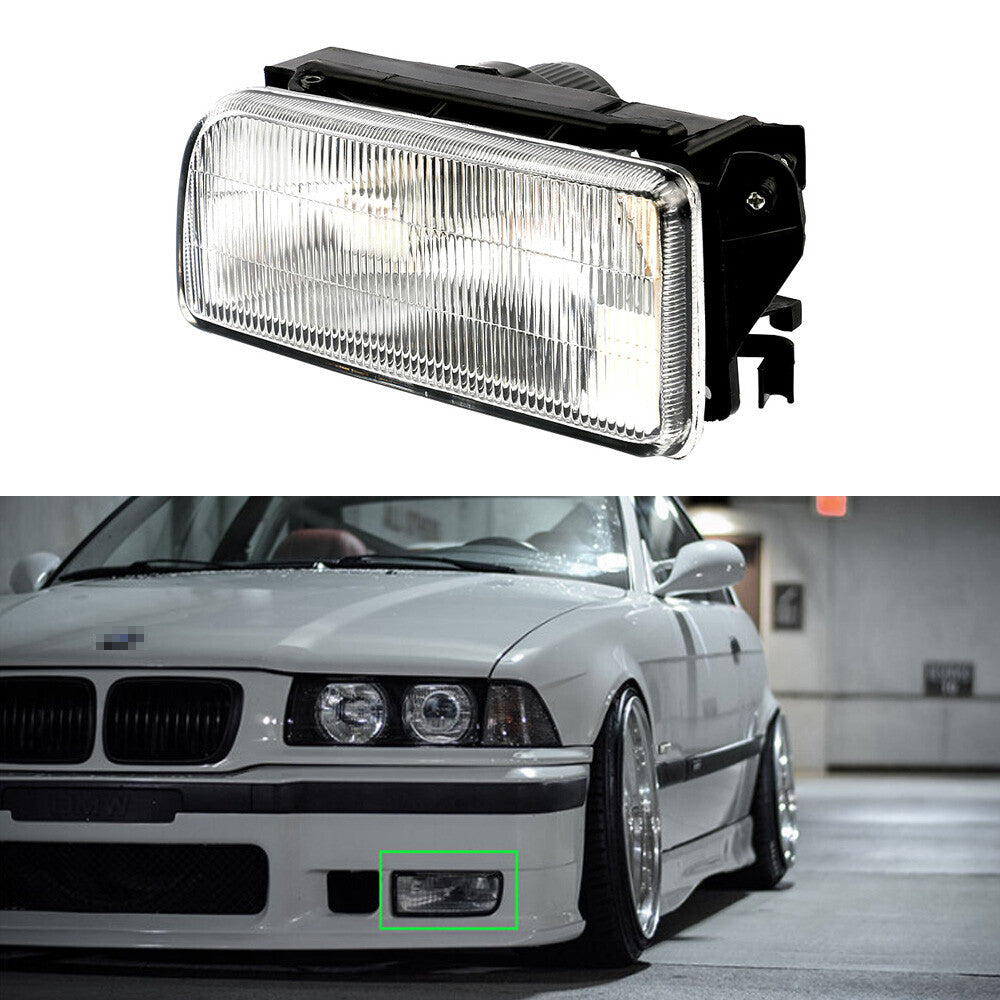 ya 13 5.27.2 Left Side Bumper Fog Light for 1992-1998 for BMW E36 3-series 2/4dr Clear Lens