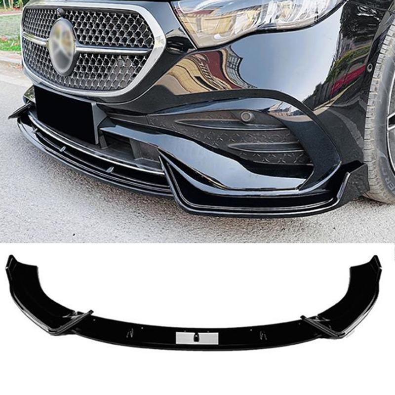 ya 4 6.17 Suitable for Mercedes-benz E-Class W214 E350 E450 front bumper boiler lip black 2024-25