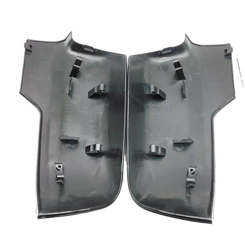 ya 1 8.5.4 Right Left Diamond Black Crystal PXJ Mirror Covers for Ram 1500 2019 - 2024 DT
