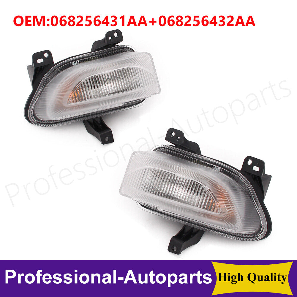 ya 4 6.17.2 1Pair Front Left & Right Parking Turn Signal Lamp for 2015-2018 for Jeep Renegade
