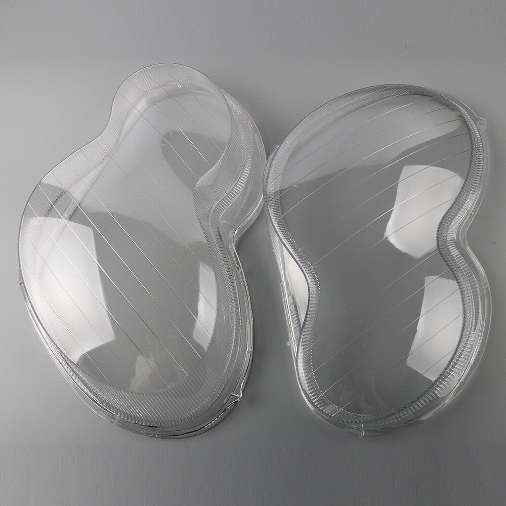 ya 13 5.27.2 2Pcs Headlight Lens Cover Left+Right Side Replacement For 2001-2007 C-Class W203