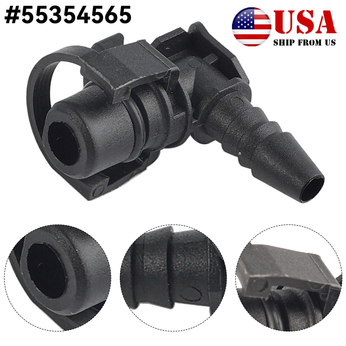 ya 27 7.20 Water Outlet Hose Connector for Chevrolet for Cruze Sonic Trax for Buick Encore 55354565