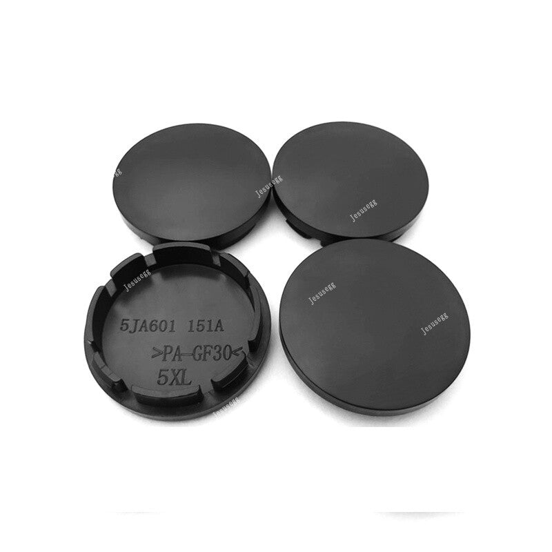 ya 1 7.4 4Pcs Wheel Rim Center Hub Cap Cover Wheel Center Cap Cover Universal Black 56mm