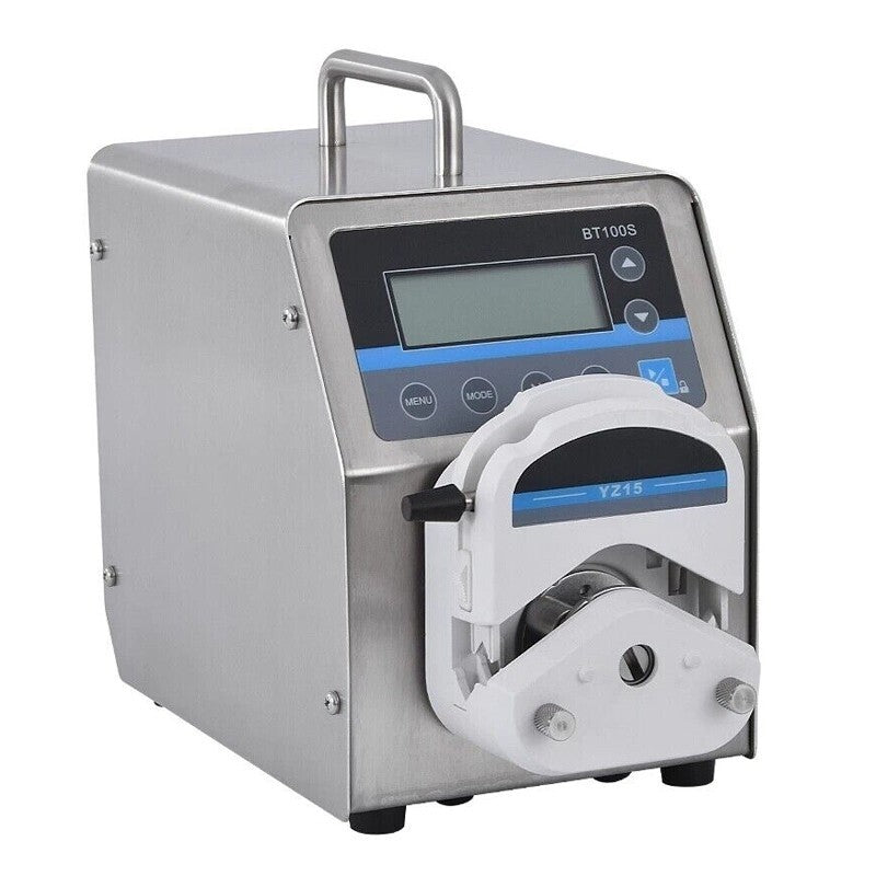 BT100S Variable Speed Peristaltic Pump With YZ15 Pump Head 1-Channel 100-240V