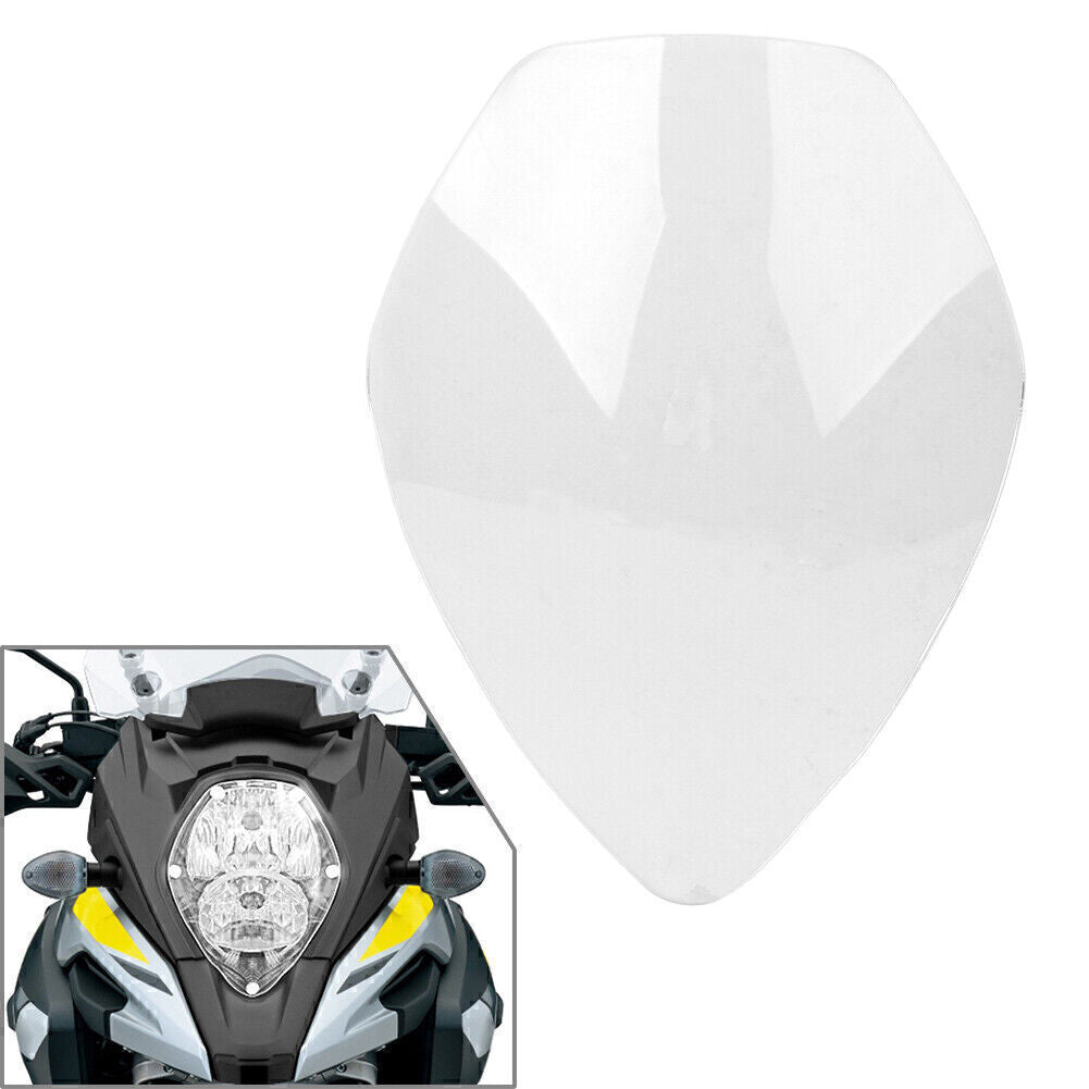 ya 4 6.22 Clear Headlight Guard Shield Screen Lens for Suzuki V-Strom DL650/1000 2017-2019