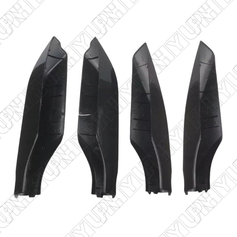 ya 5 8.7 4Pcs Car Roof Rack Rail End Cover Cap Black for Toyota Prado 2010 2011 2012-2018