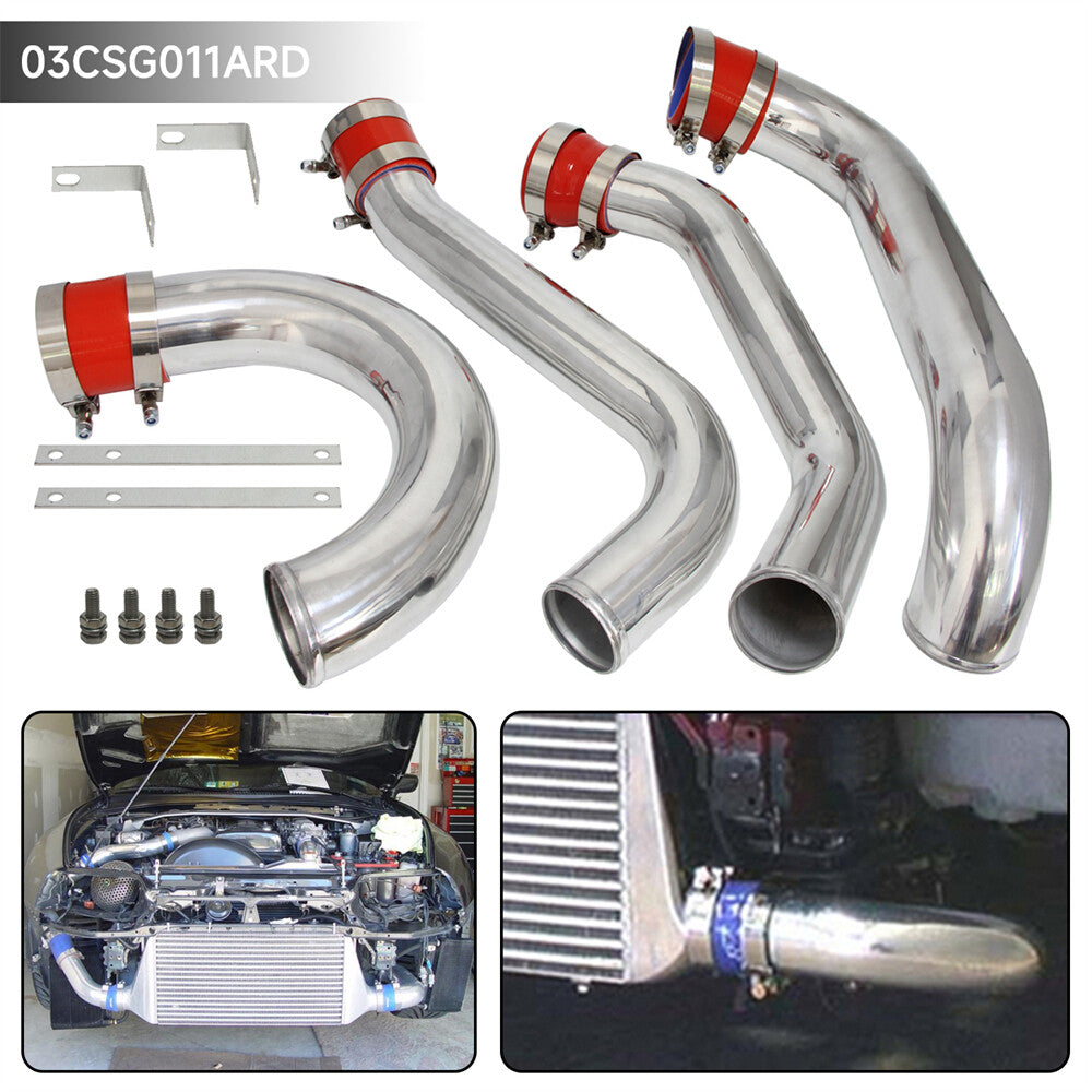 ya 3 6.25.2 Intercooler Piping Kit for Toyota Supra MK4 JZA80 2JZ-GTE Twin Turbo 93-98 Red