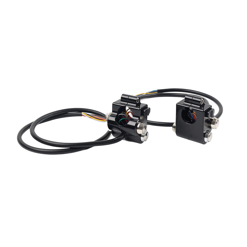 ya 1 7.4 Motorycle CNC 1 25mm Handlebar Switch Controls Housing FITS for Harley Universal