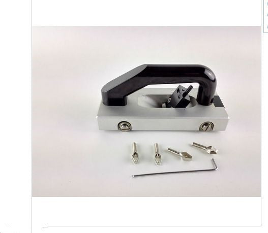 V Type Blade- Wheeled Groover Grooving Slotting Pull Hand Tool Slotter PVC T