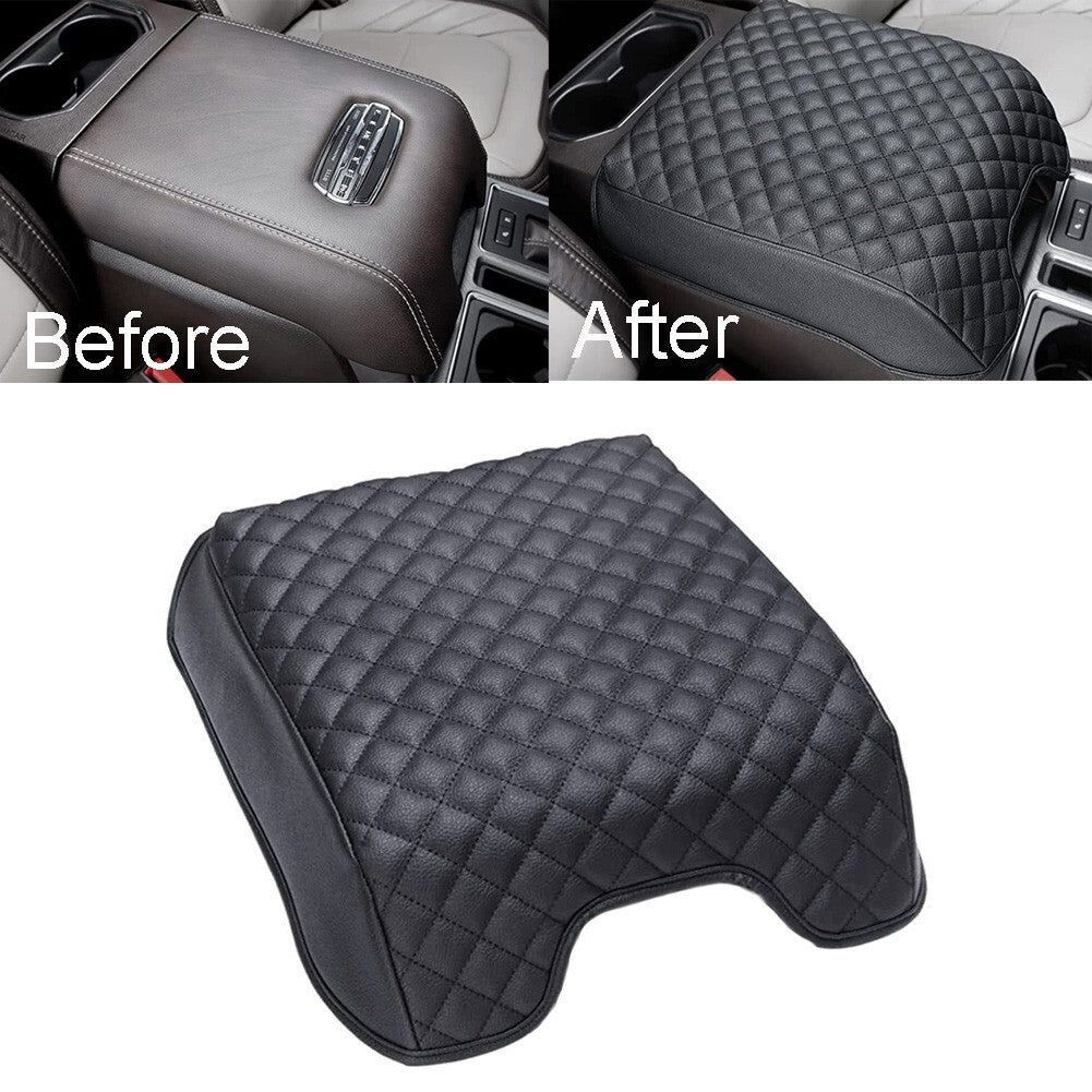 ya 2 6.26 for for Ford 2015-2022 F150 F-250 F-350 Center Console Lid Armrest Cover Cushion Pad