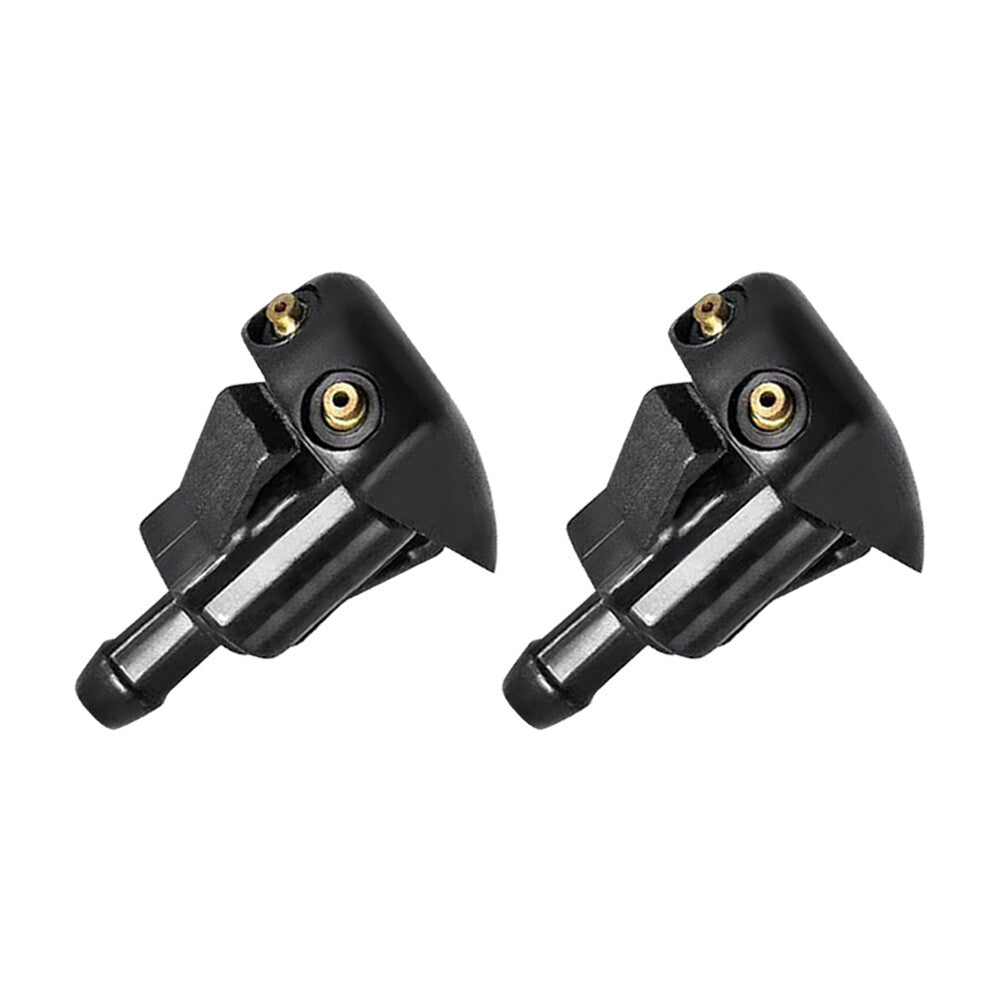 ya 4 6.22 2Pcs Fit For LandCruiser 85381-60120 Black Windshield Washer Nozzle Replacement