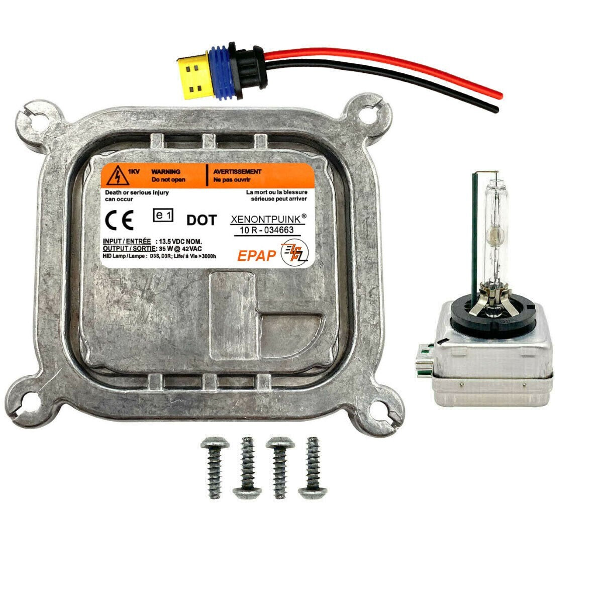 ya 4 6.22 Fits 18-20 for Chevrolet Traverse Xenon Ballast D3S HID Bulb Module Control Unit