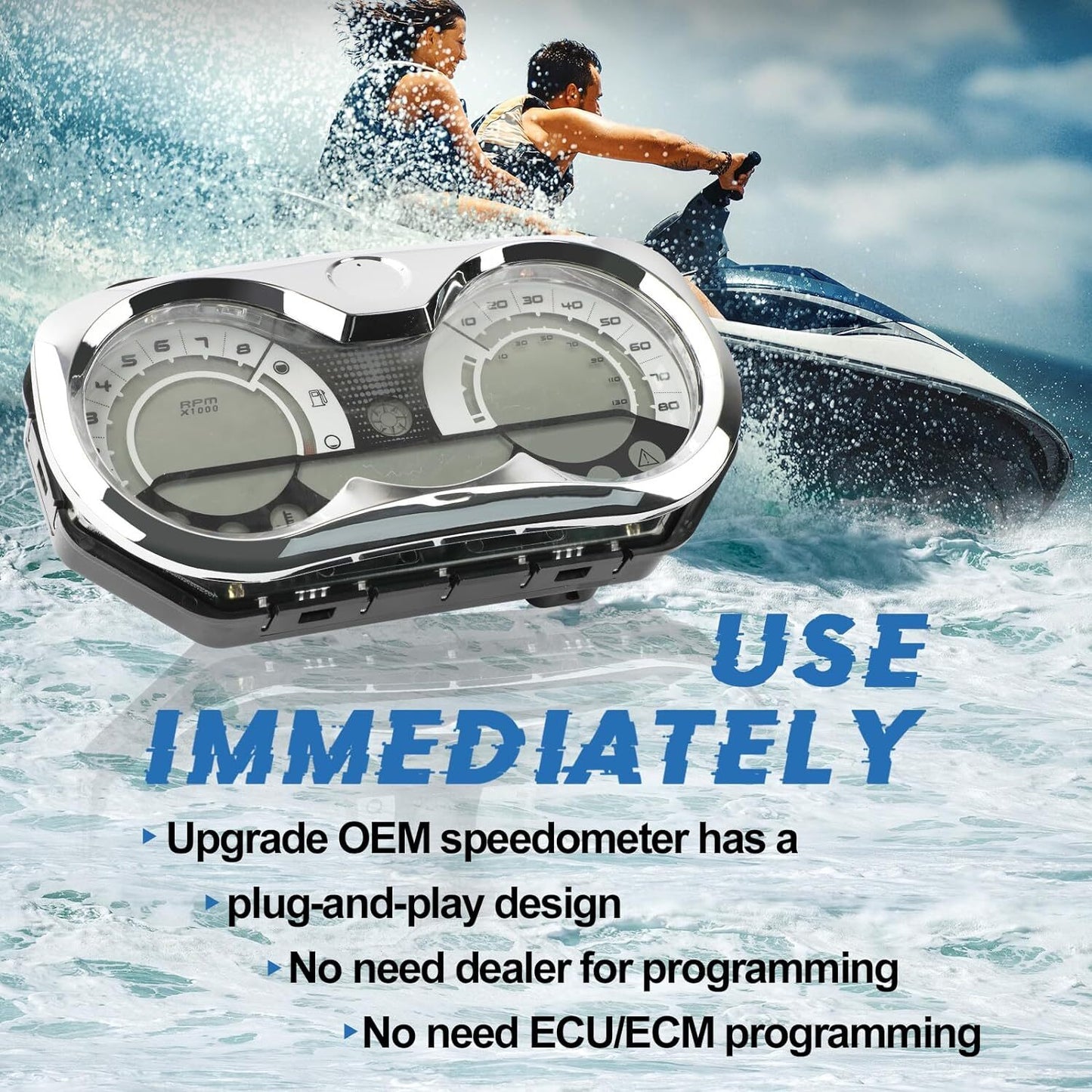 ya 2 7.15 LCD BRP Speedometer Cluster 278002270 For SeaDoo RXP-X RXT-X GTX 06-09