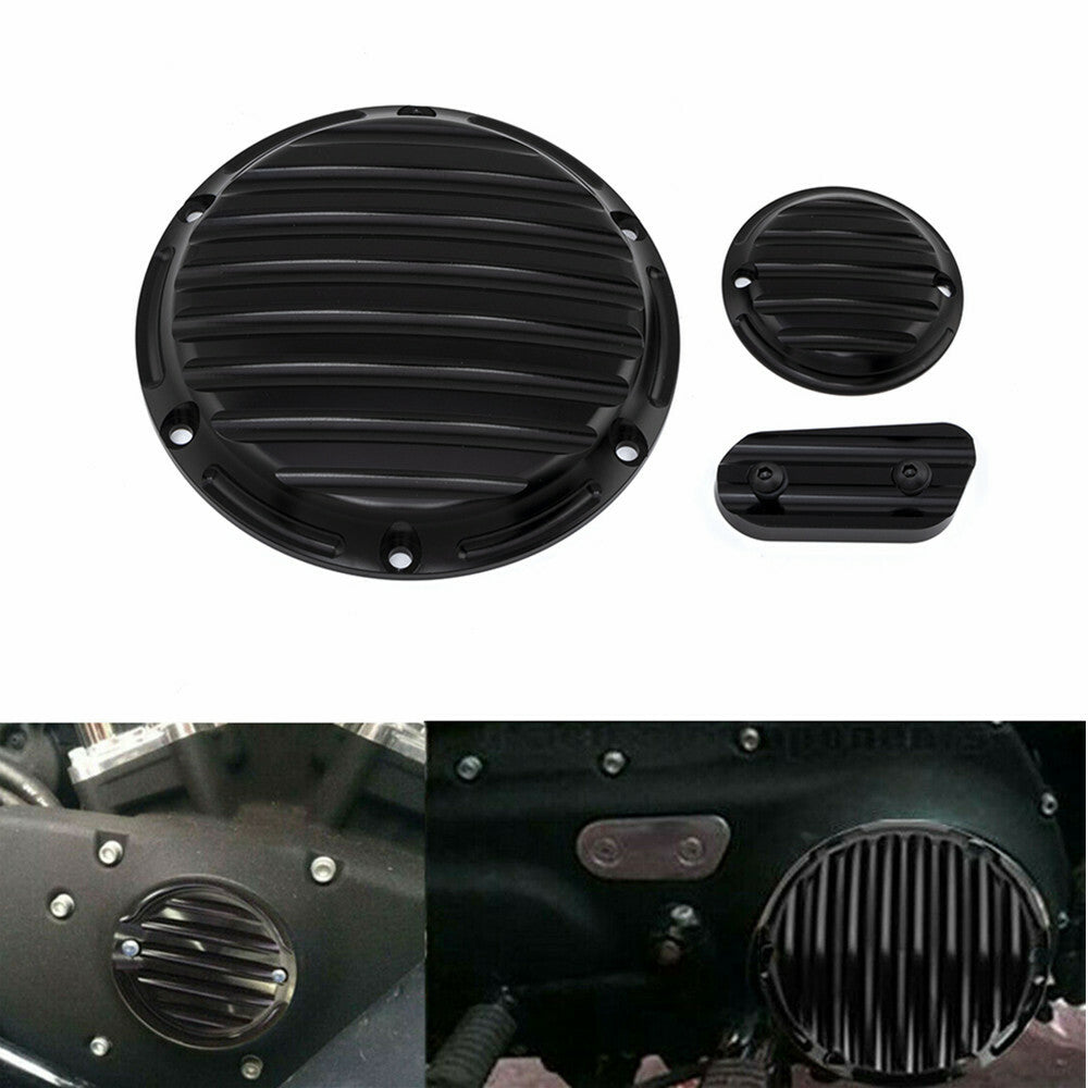 ya 1 7.4 Black Derby Timing Timer Chain Inspection Cover for Harley Sportster XL883 48