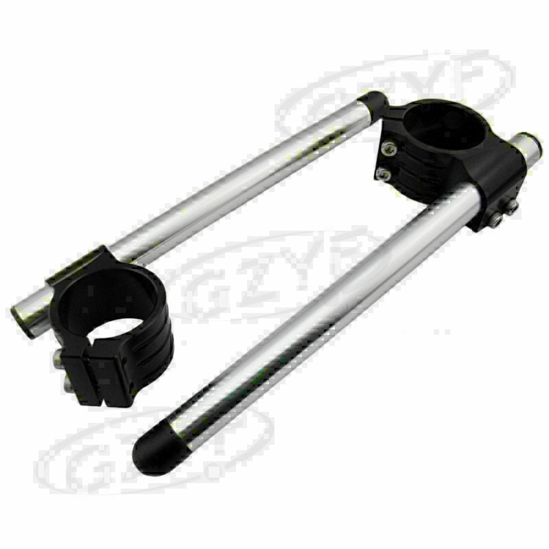 ya 2 6.26 50mm CNC Fork Clip-ons Handle Grip Handlebar Fit for Suzuki GSXR600 750 1000 TL1000R