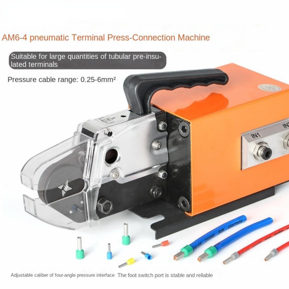 New AM6-4 Pneumatic Terminal Crimping Machine Needle Terminal Crimping Machine