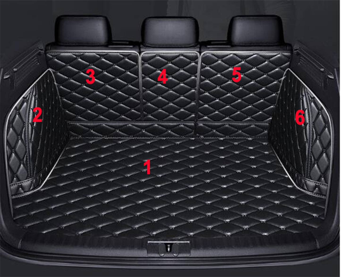 ya 7 6.10.3 Boot Liner Tray Rear Trunk Floor Mat for for Land Rover for Range for Rover Evoque 2020-2021