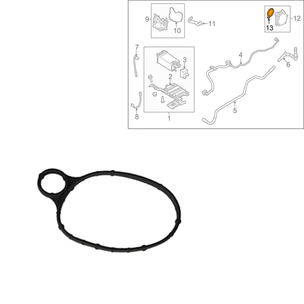 ya 11 6.5 For 2012 2013 2014 2015 2016 2017 2018 2019 for Ford Explorer Vacuum Pump Gasket