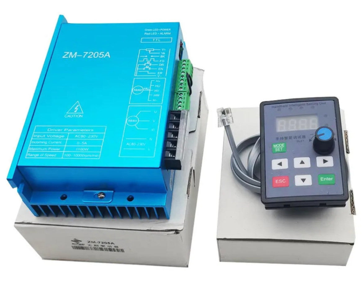 ya 26 7.28.2 ZM-7205A DC Brushless Motor Driver Controller with Handheld Intelligent Debuggera
