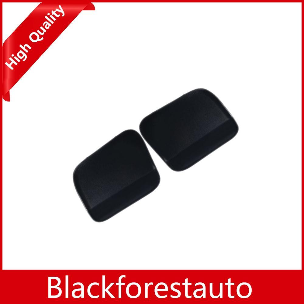 ya 27 6.18 Unpainted Pair Front Bumper Tow Hook Eye Cover Fit for 2014-16 for Toyota Highlander