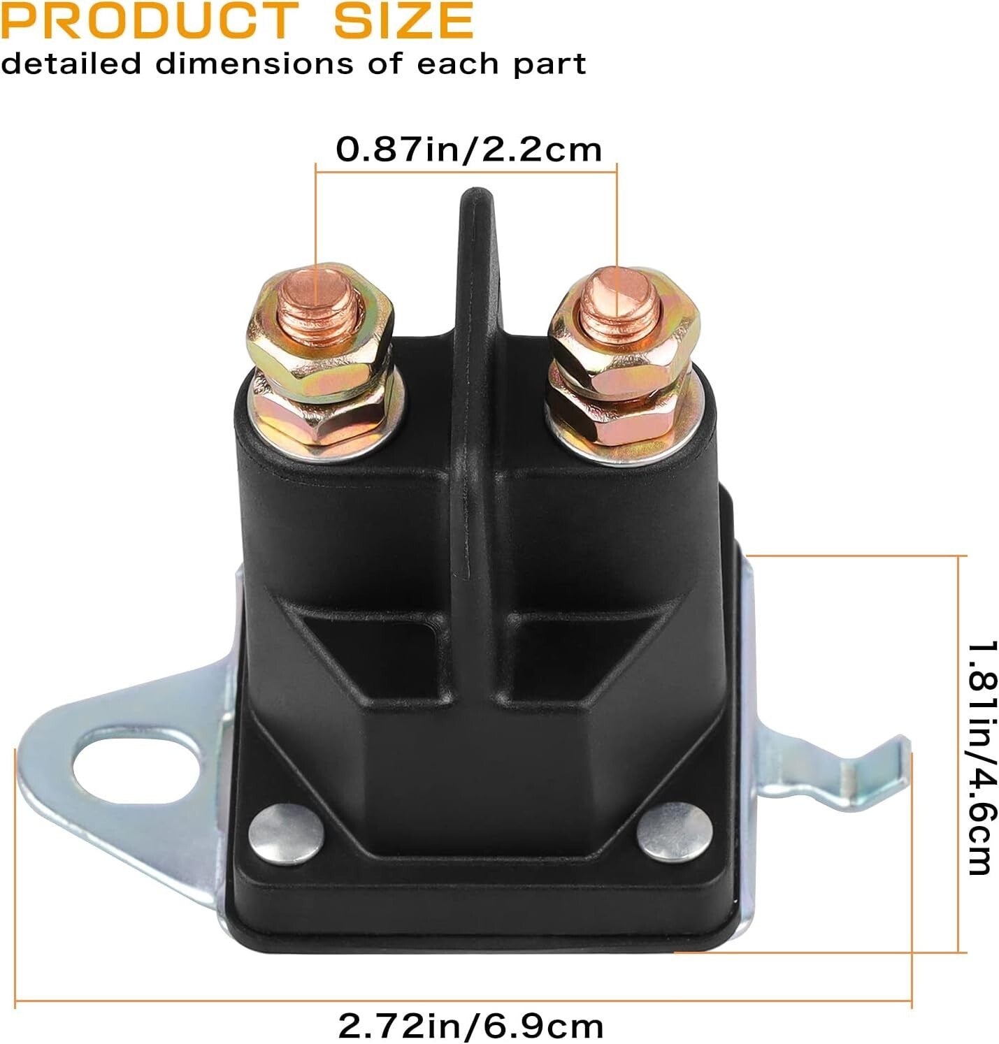 ya 5 8.7 762-1261-211-50 725-06153a 12V Starter Solenoid for Trombetta 762-1261-211-51