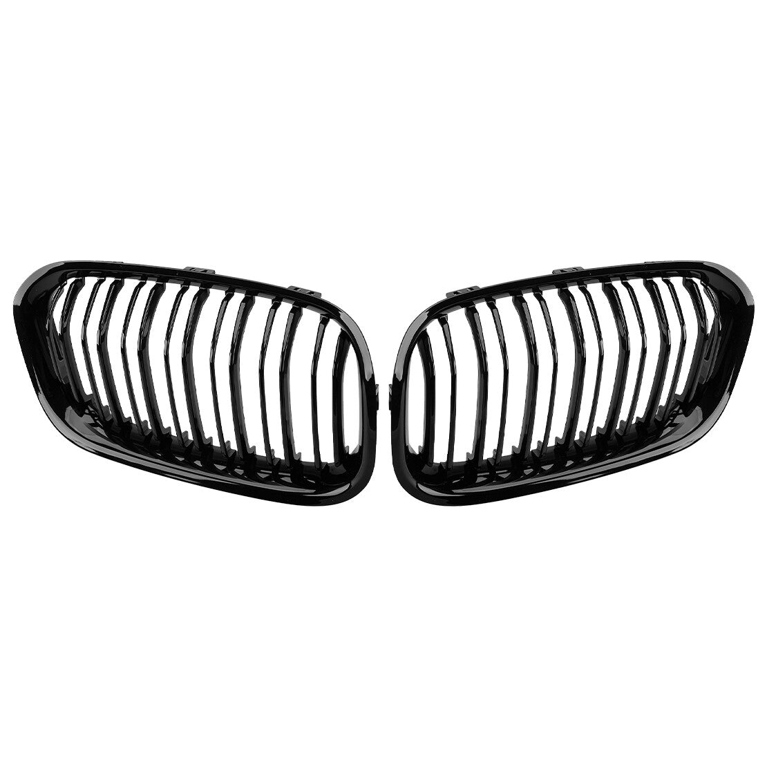 ya 3 6.23 Gloss Black Kidney Grille Grill Dual Line Fit for BMW 1 Series F20 F21 2015-2020