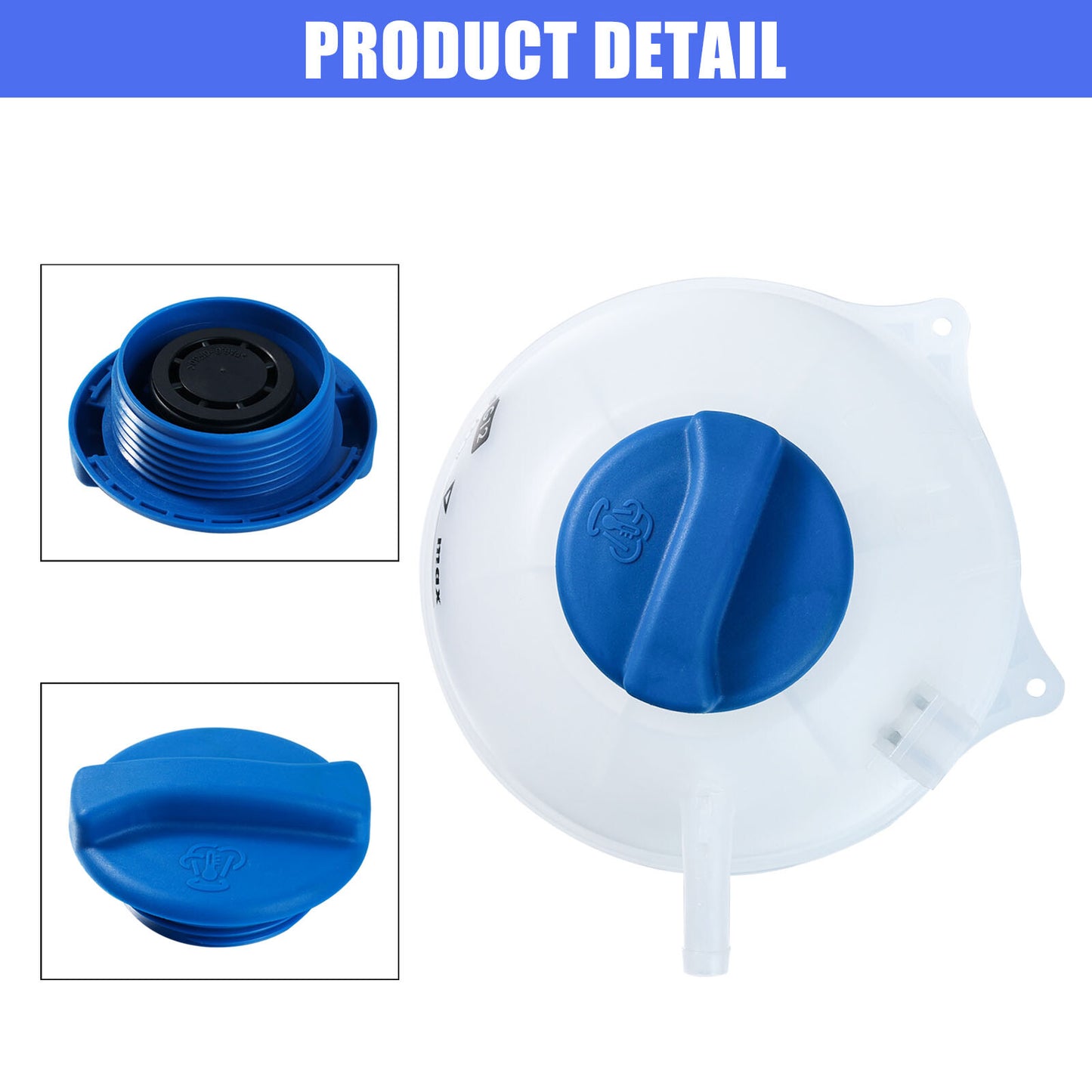 ya 27 7.20 Coolant Expansion Tank for VW T4 Transporter Caravelle 1990-2003 701121407B NEW
