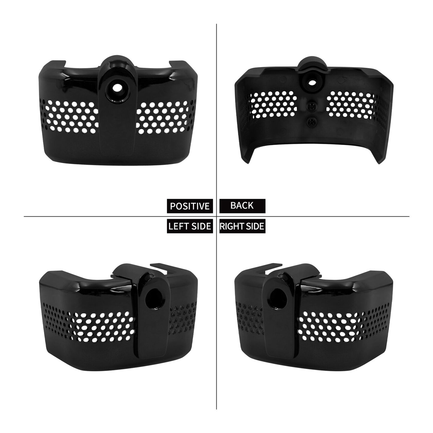 ya 5 8.7 Black ABS Plastic Coil Cover for Harley Softail Breakout Street Fat Bob 18-2024
