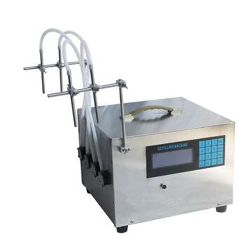 Newest The 4 filling heads Microcomputer control liquid filling machine