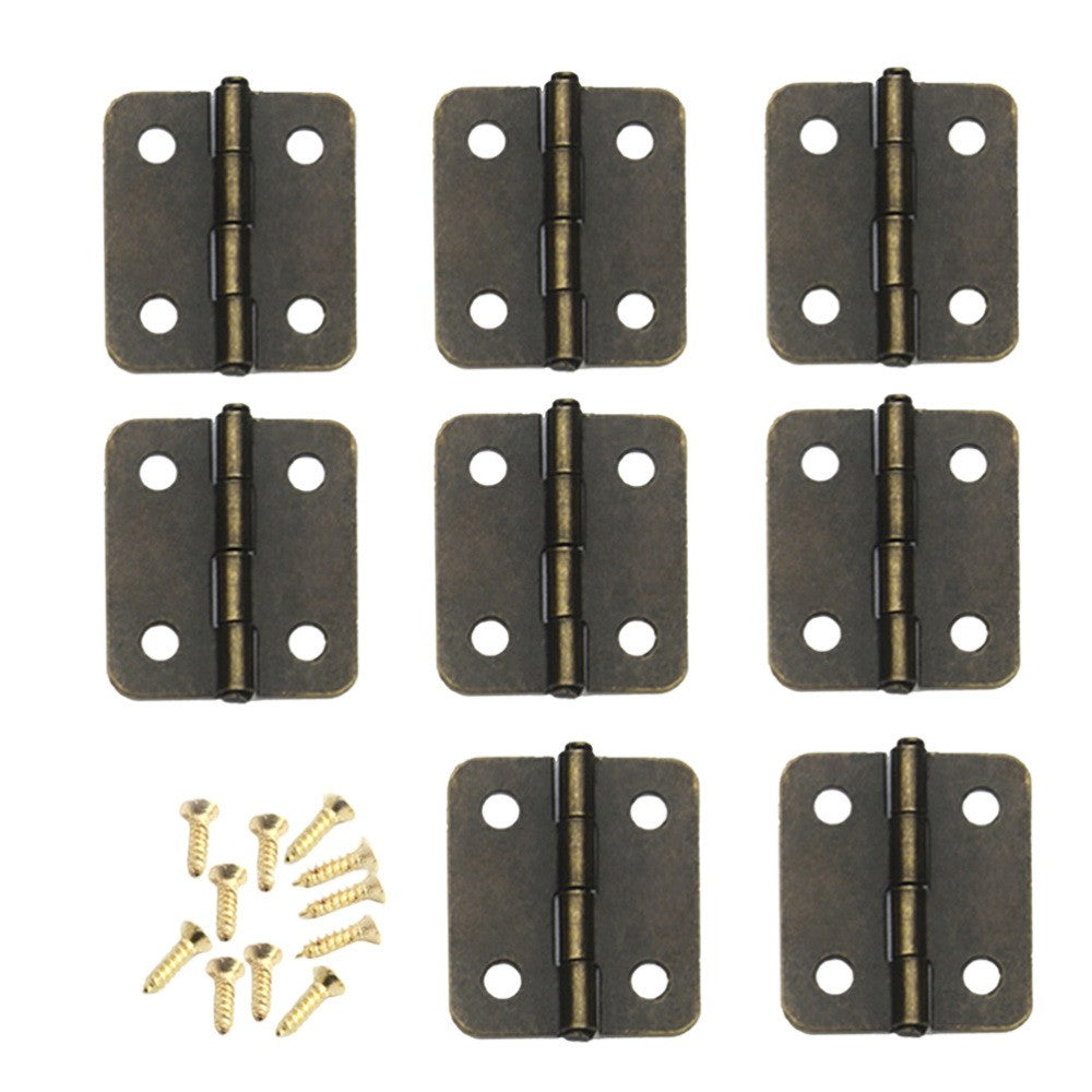 ya 5 8.7 250 Pcs for Mini Hinge Accessories Tiny Hinges for Craft Projects Fillet
