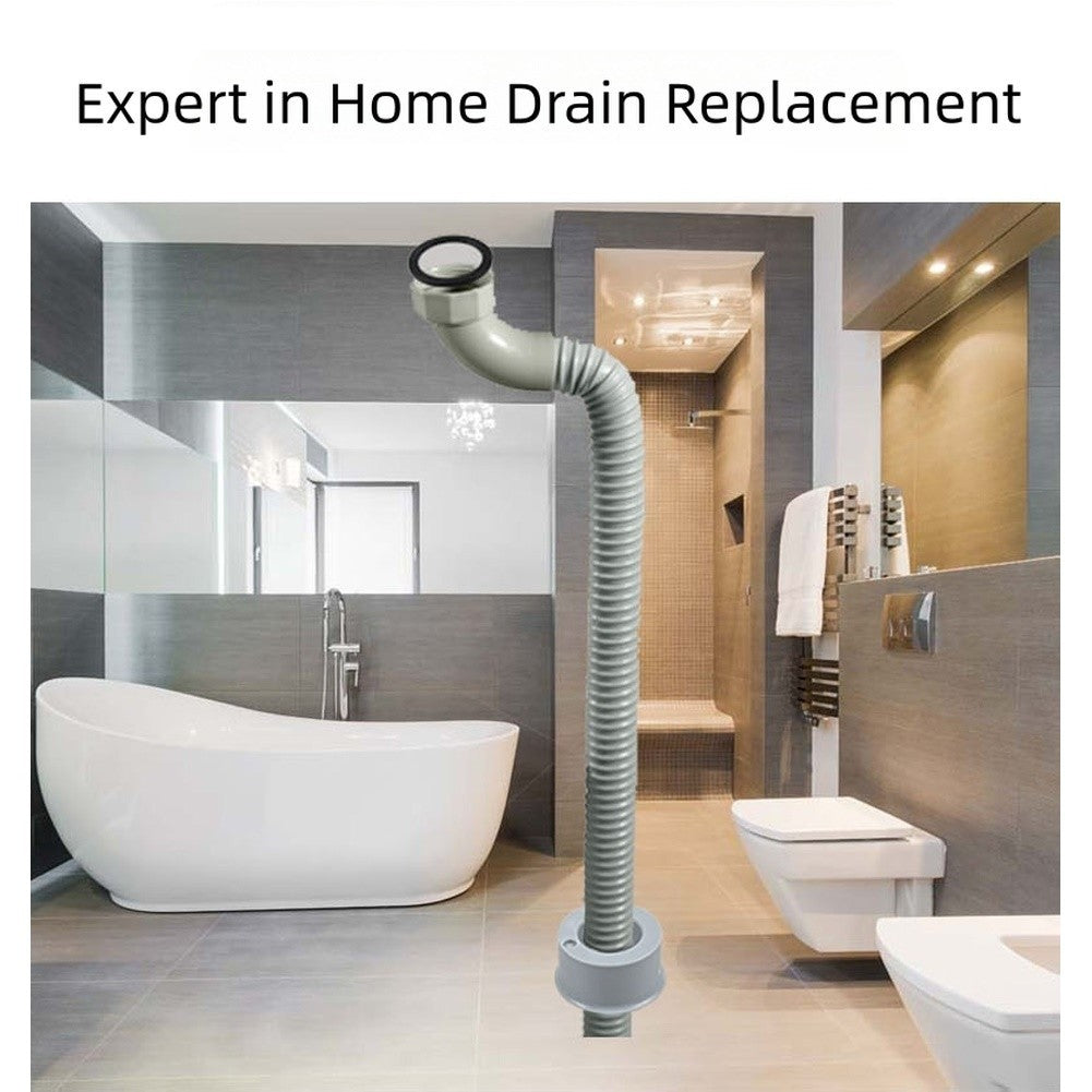 ya 14 Bathtub Drain Hose 800mm with Embe ed Steel Wire for Durable Use G112