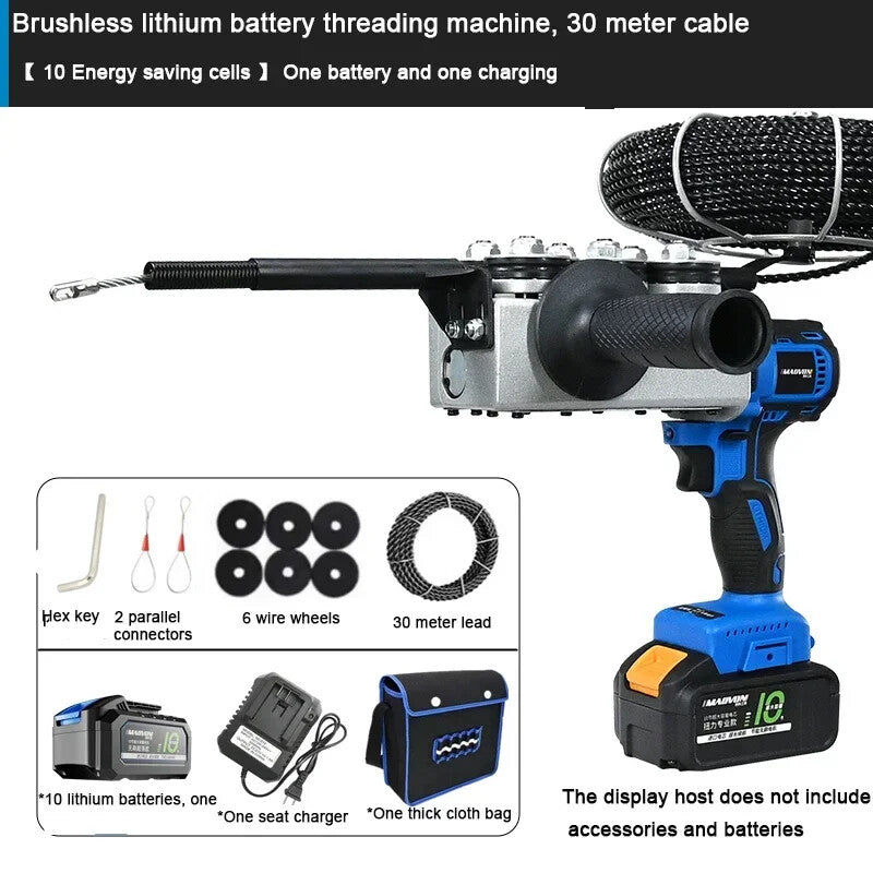 ya 26 7.28.3 Lithium Threading Machine Threading Tool Universal Electrician Pay-off Leada