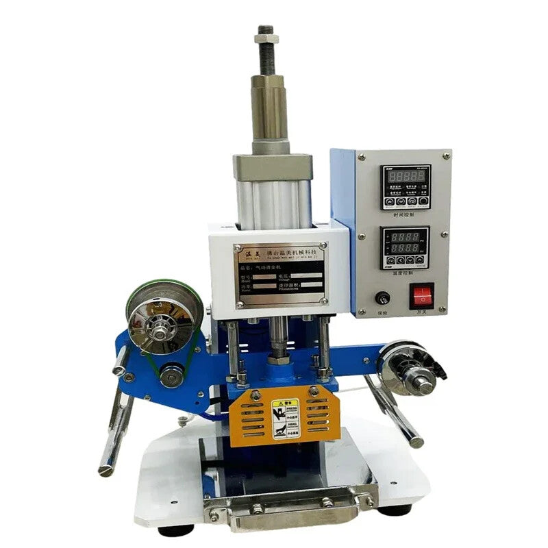 Pneumatic Heat Press Embossing Machine Invitation Logo Stamping Machine
