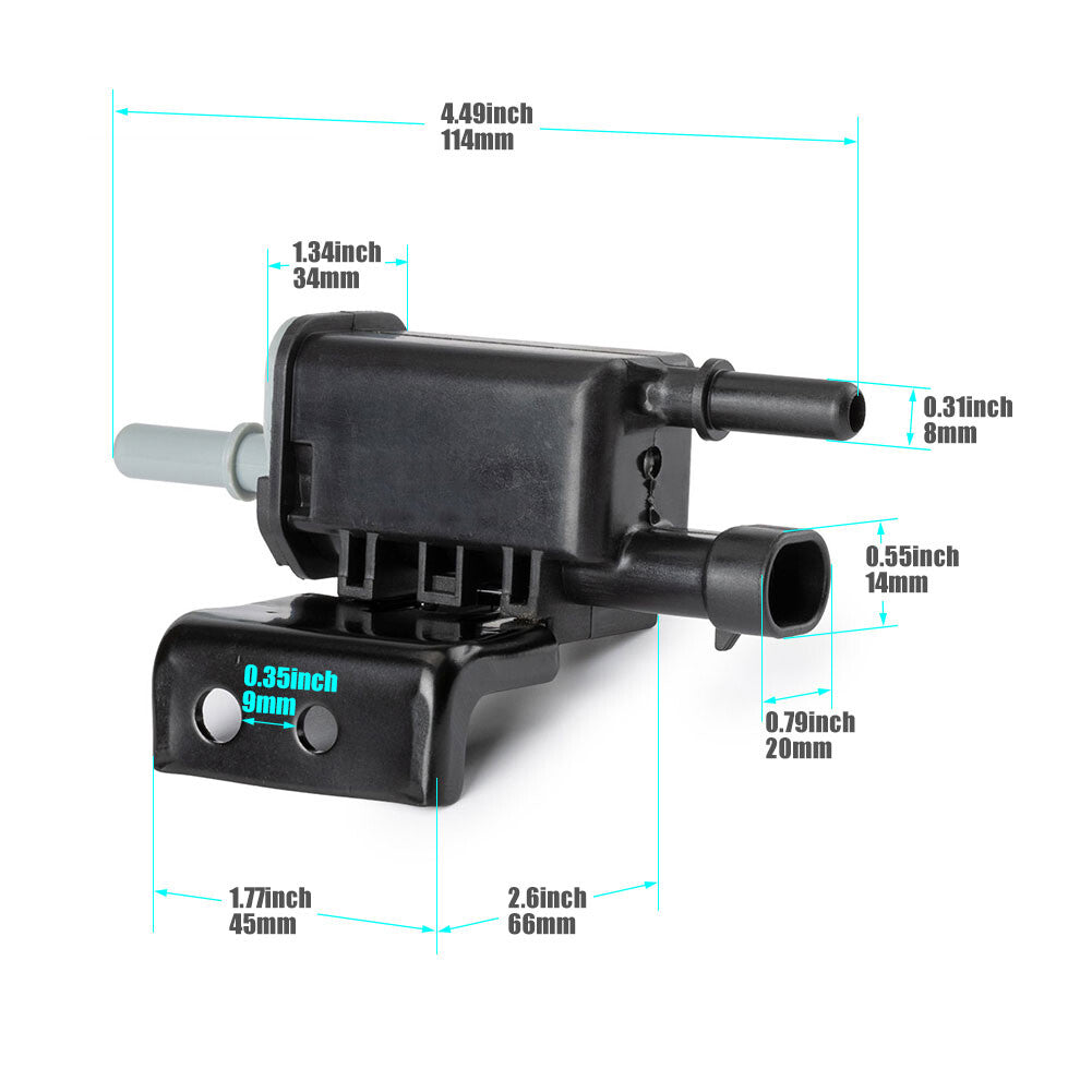 ya 4 6.17.2 EVAP Canister Purge Valve Solenoid for 2007 - 2013 for Chevrolet Suburban Tahoe for Silverado