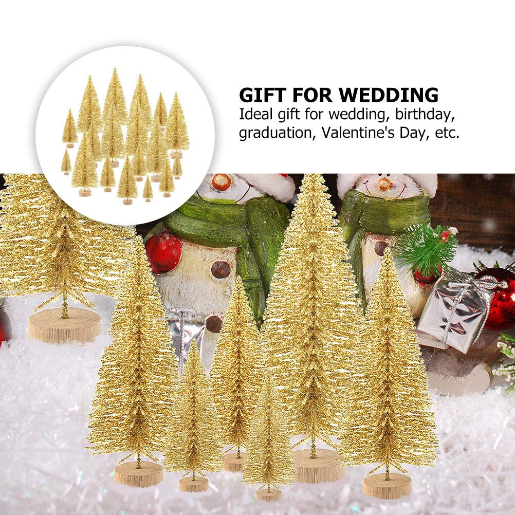 ya 25 48 Pcs Tree Tabletop Decor Or ments Set Decoration Desktop