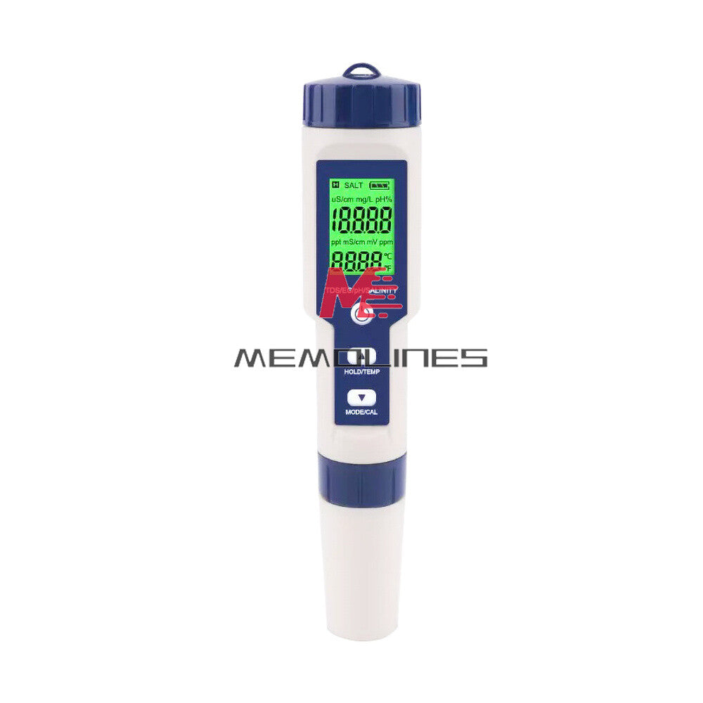 ya 26 5 In 1 Digital TDS/EC/PH/Salinity/Temperature Water Quality Beverages Monitor