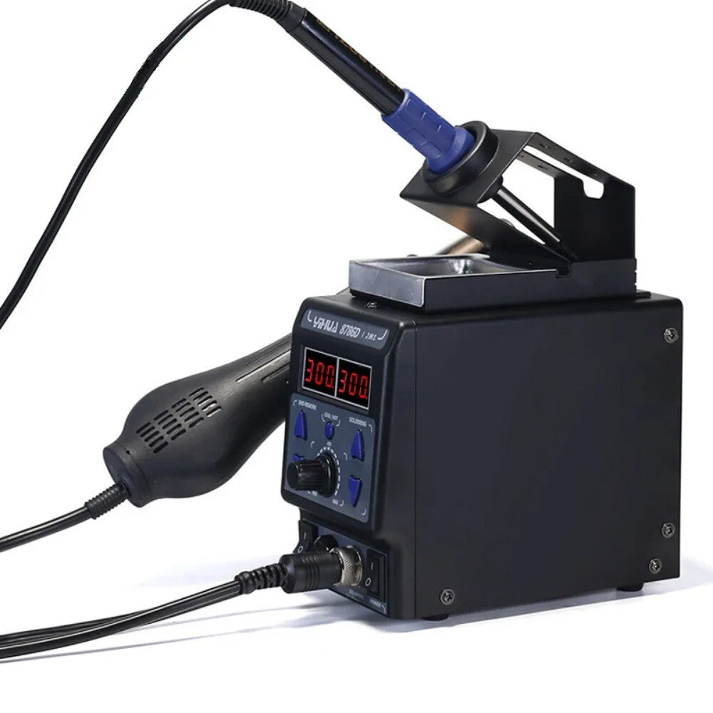 8786D-I Branding Iron Digital Hot Air Gun Cell Phone Repair Soldering Tool