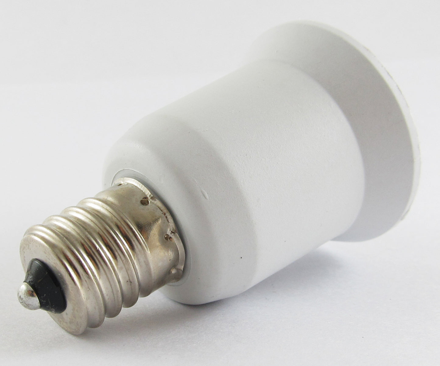 ya 14 1pc E17 Male to E27 Female Socket Base LED Halogen CFL Light Bulb Lamp Adapter