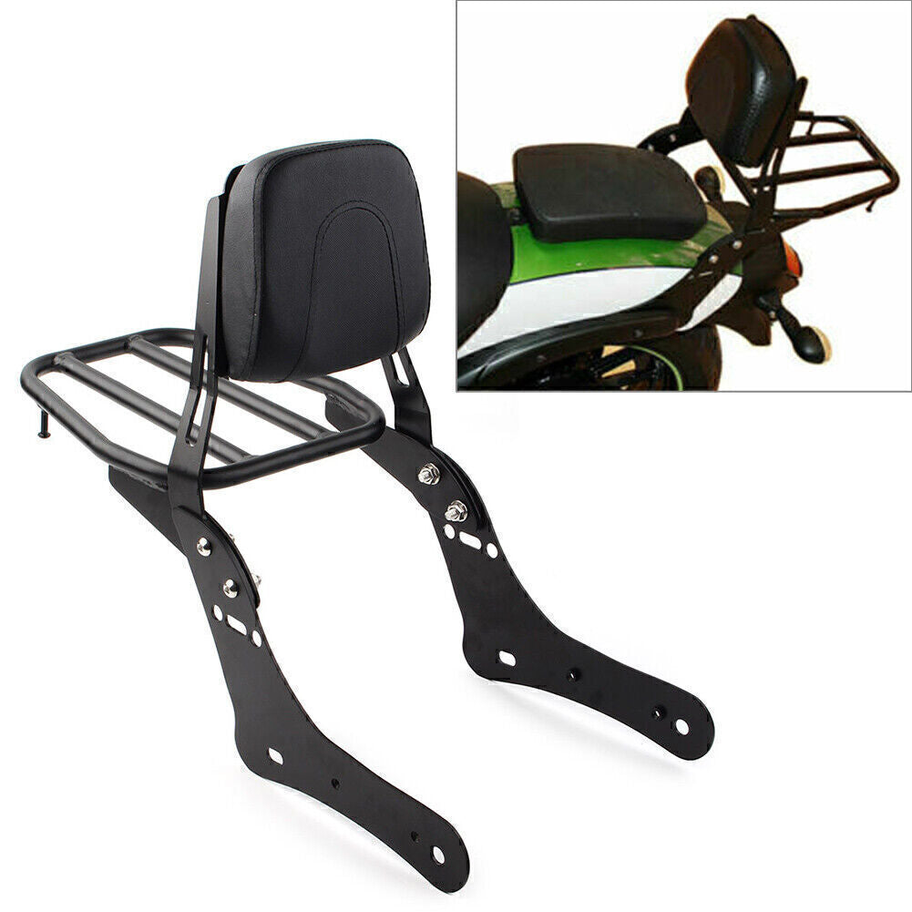 ya 3 6.25.3 Sissy Bar Luggage Rack Backrest Pad for Kawasaki Vulcan S 650 VN650 2015-2023